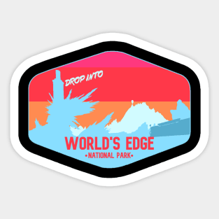 Apex Legends World's Edge National Park Sticker